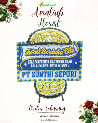 Papan Bunga Duka di 14 Ilir
