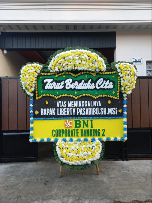 Papan Bunga Duka di 14 Ilir