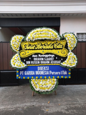 Papan Bunga Duka di 14 Ilir