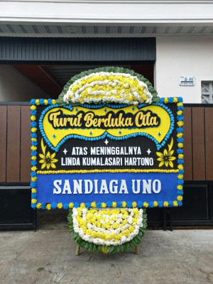Papan Bunga Duka di 14 Ilir