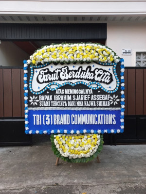 Papan Bunga Duka di 14 Ilir